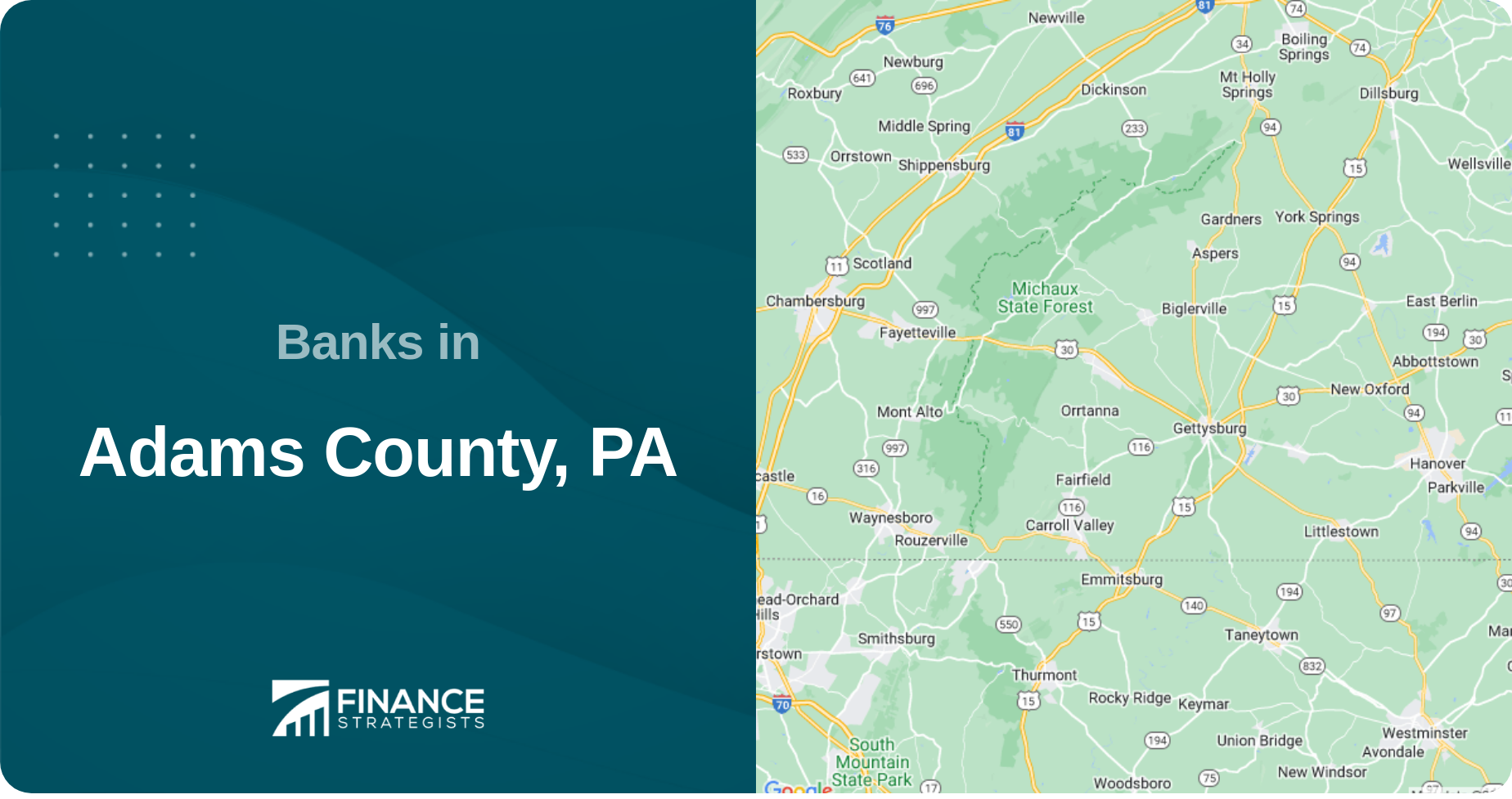 Banks in Adams County, PA
