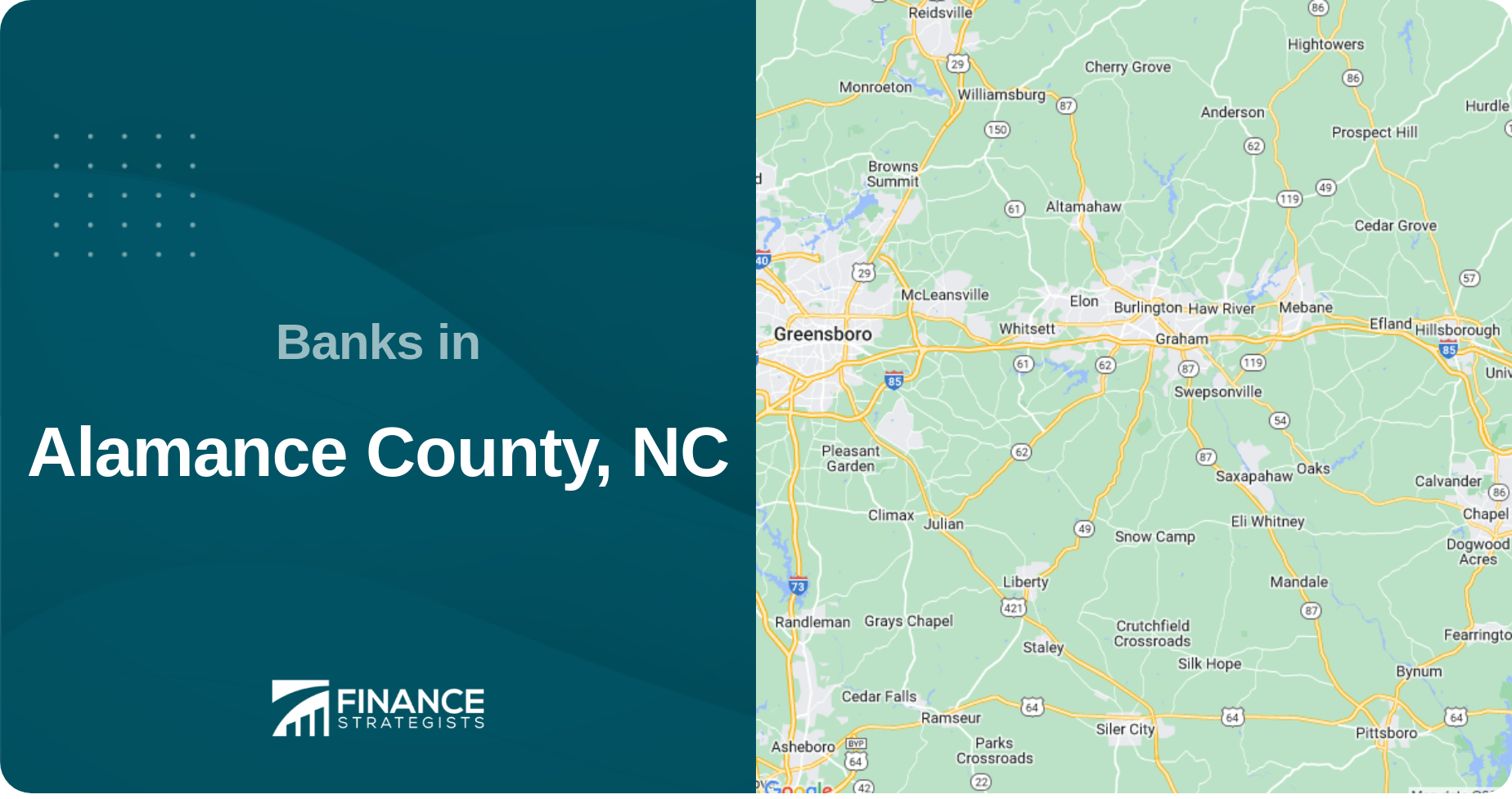 Banks in Alamance County, NC