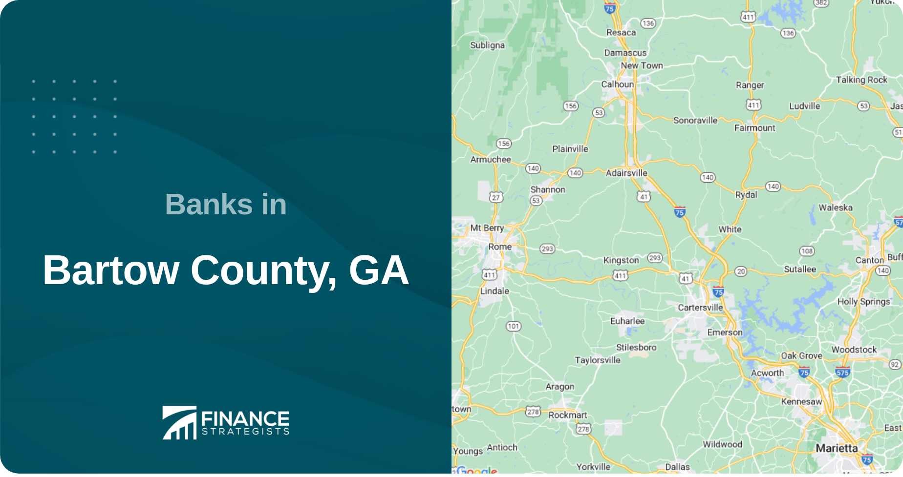 Banks in Bartow County, GA