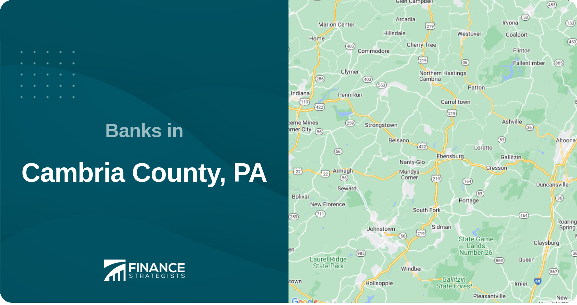Banks in Cambria County, PA