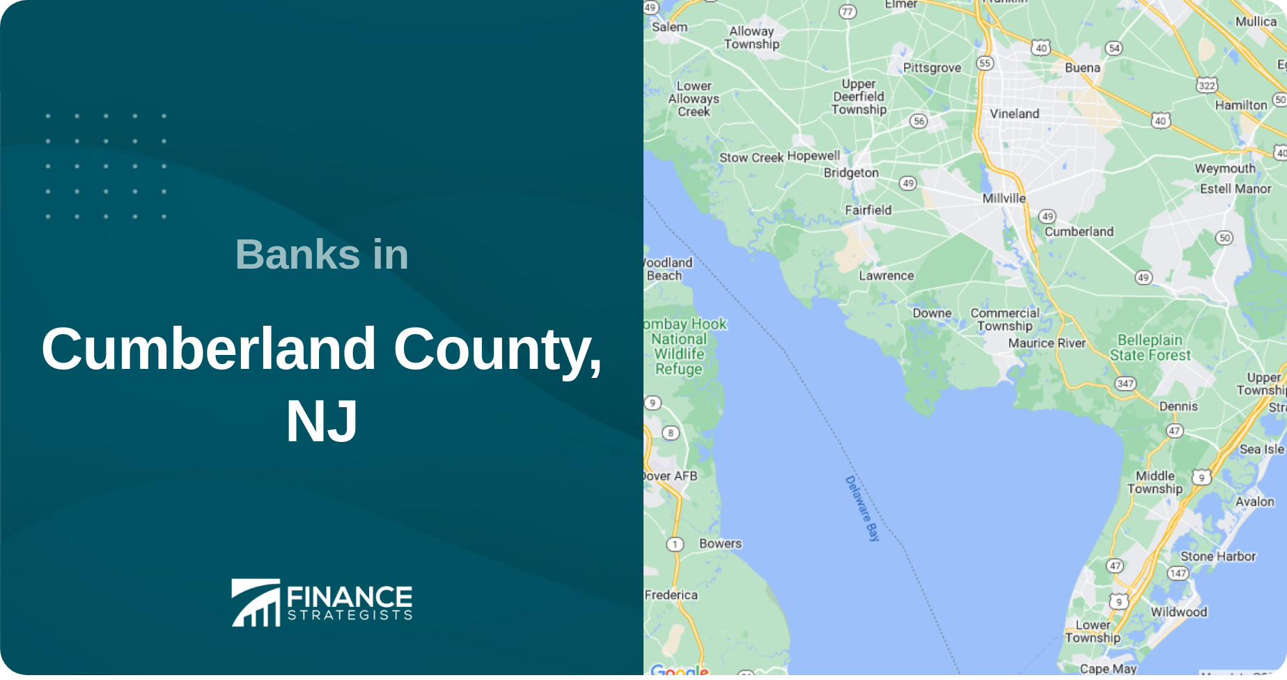 Banks in Cumberland County, NJ