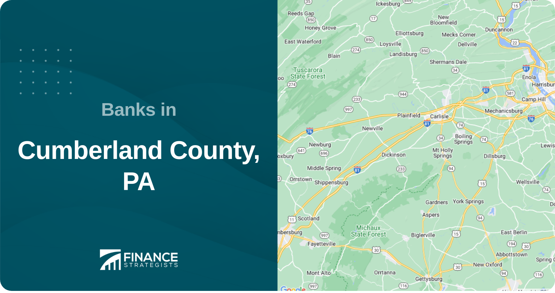 Banks in Cumberland County, PA