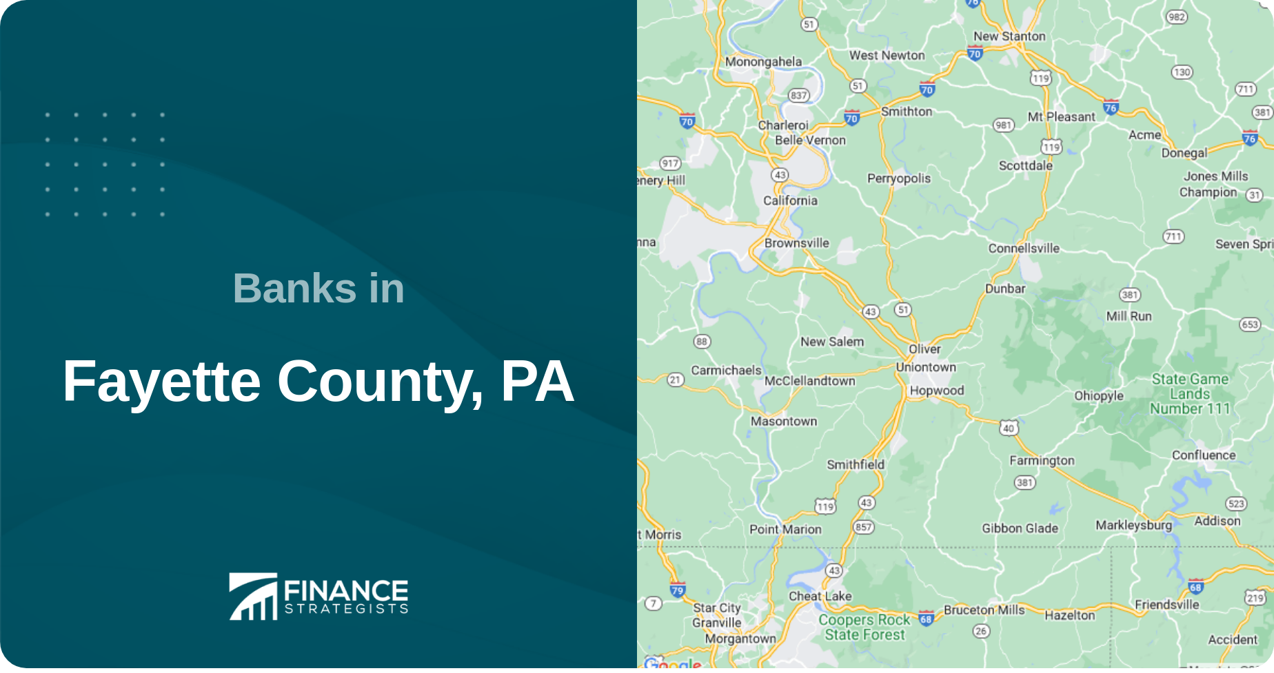 Banks in Fayette County, PA
