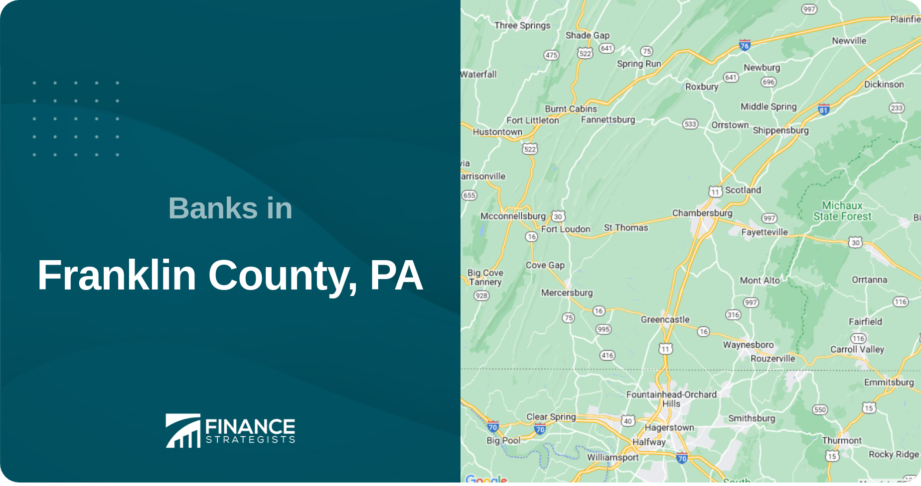 Banks in Franklin County, PA