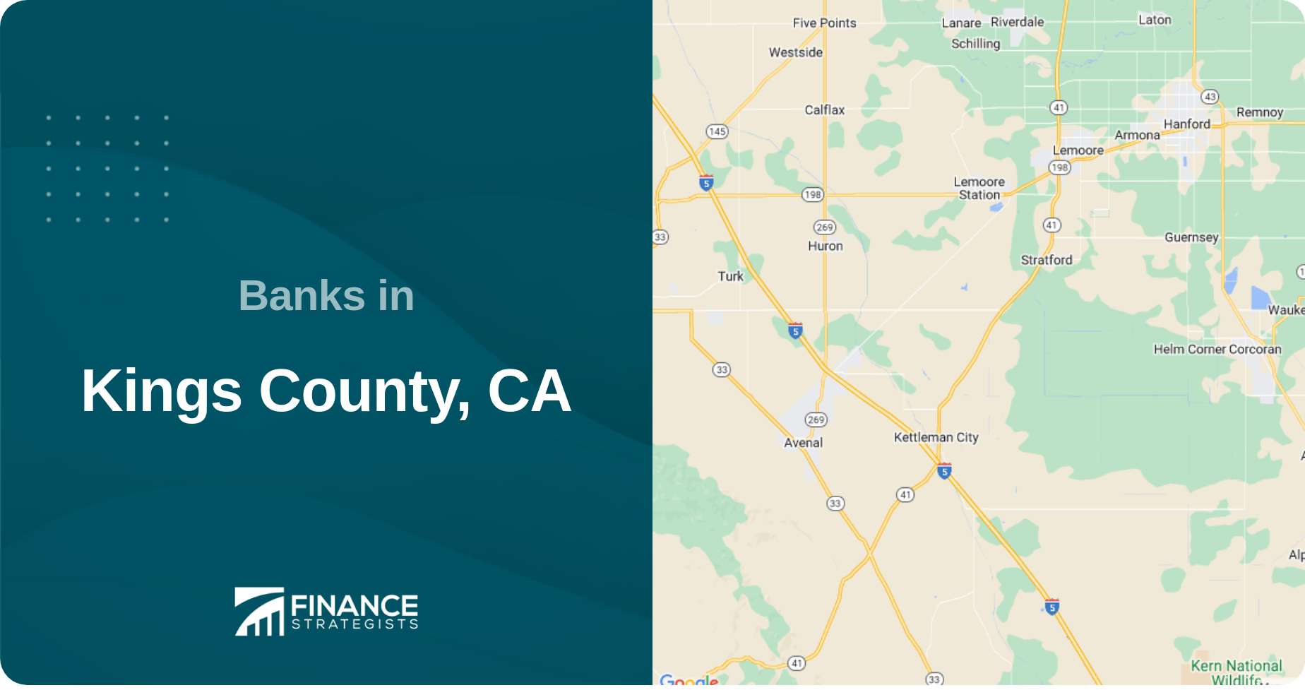Banks in Kings County, CA