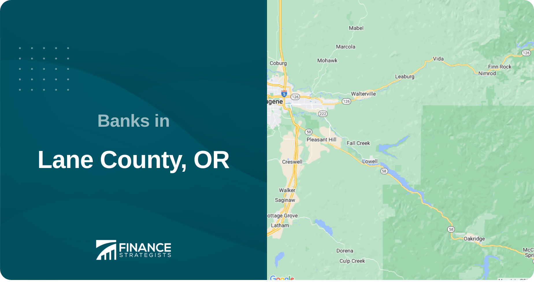 Banks in Lane County, OR