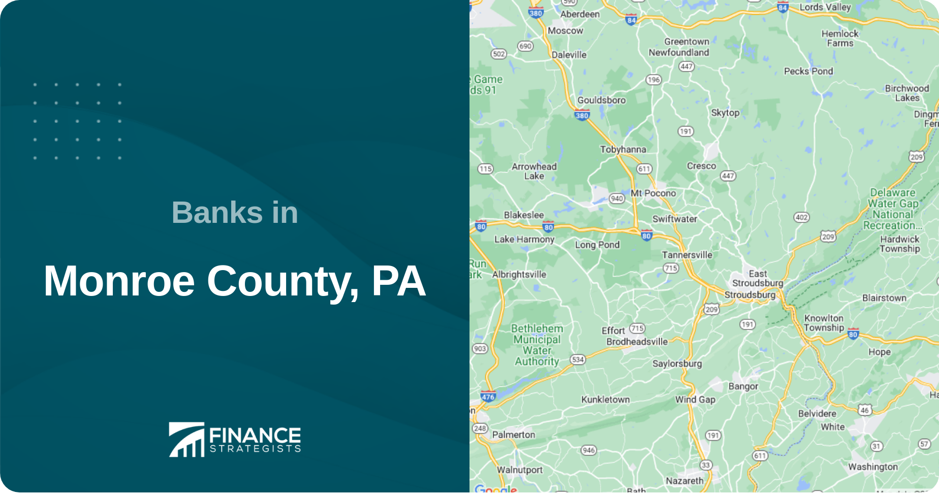 Banks in Monroe County, PA