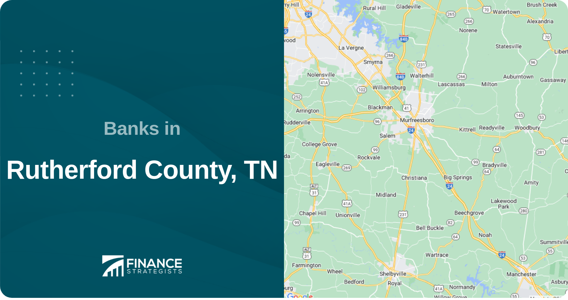 Banks in Rutherford County, TN