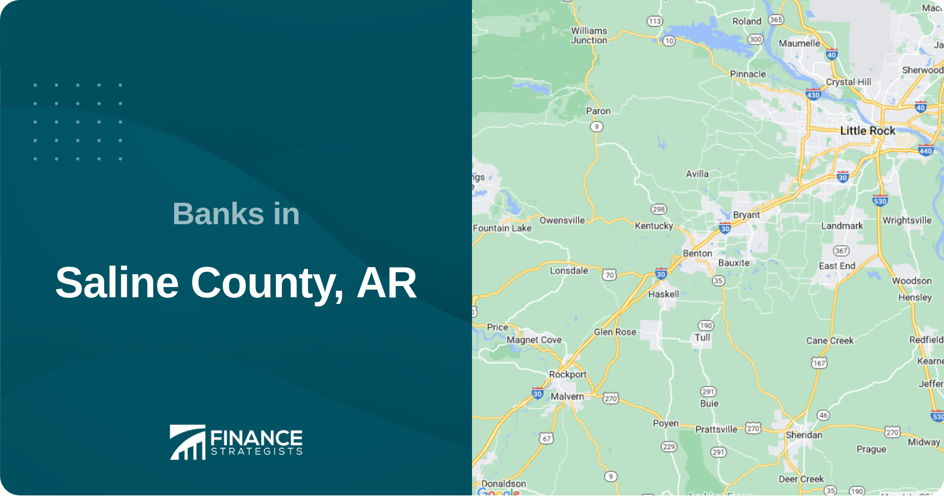 Banks in Saline County, AR
