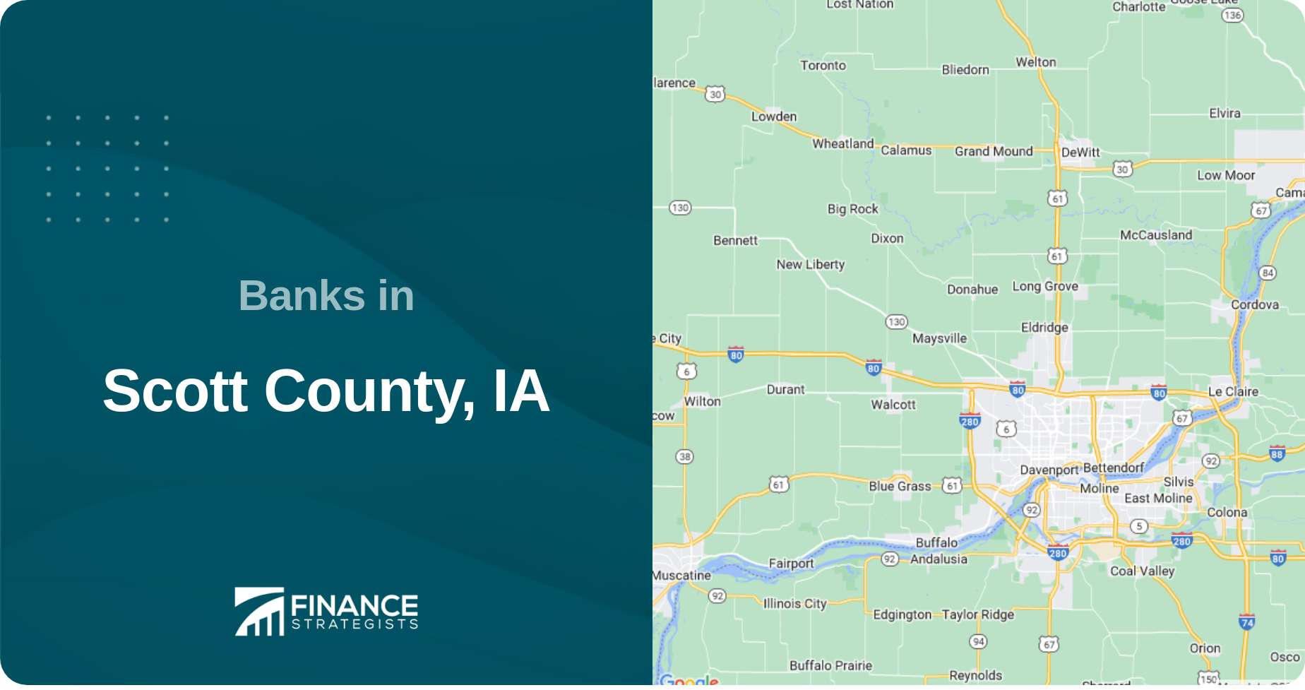 Banks in Scott County, IA