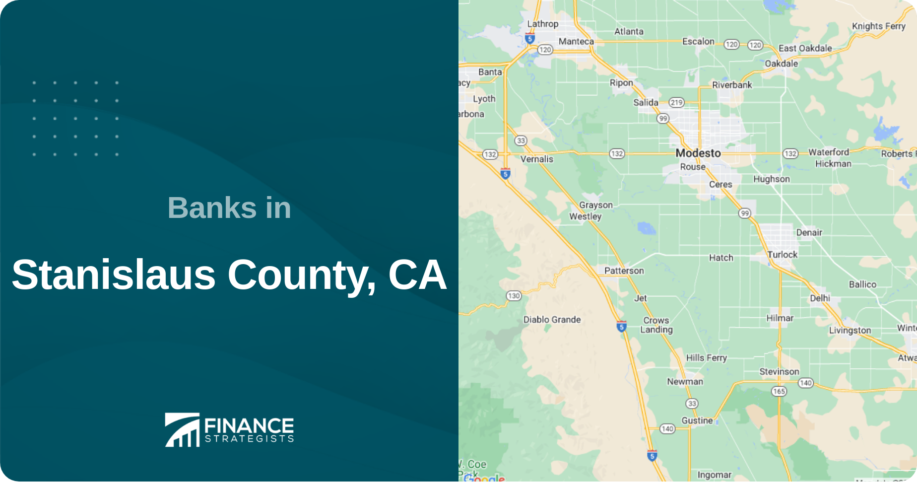 Banks in Stanislaus County, CA