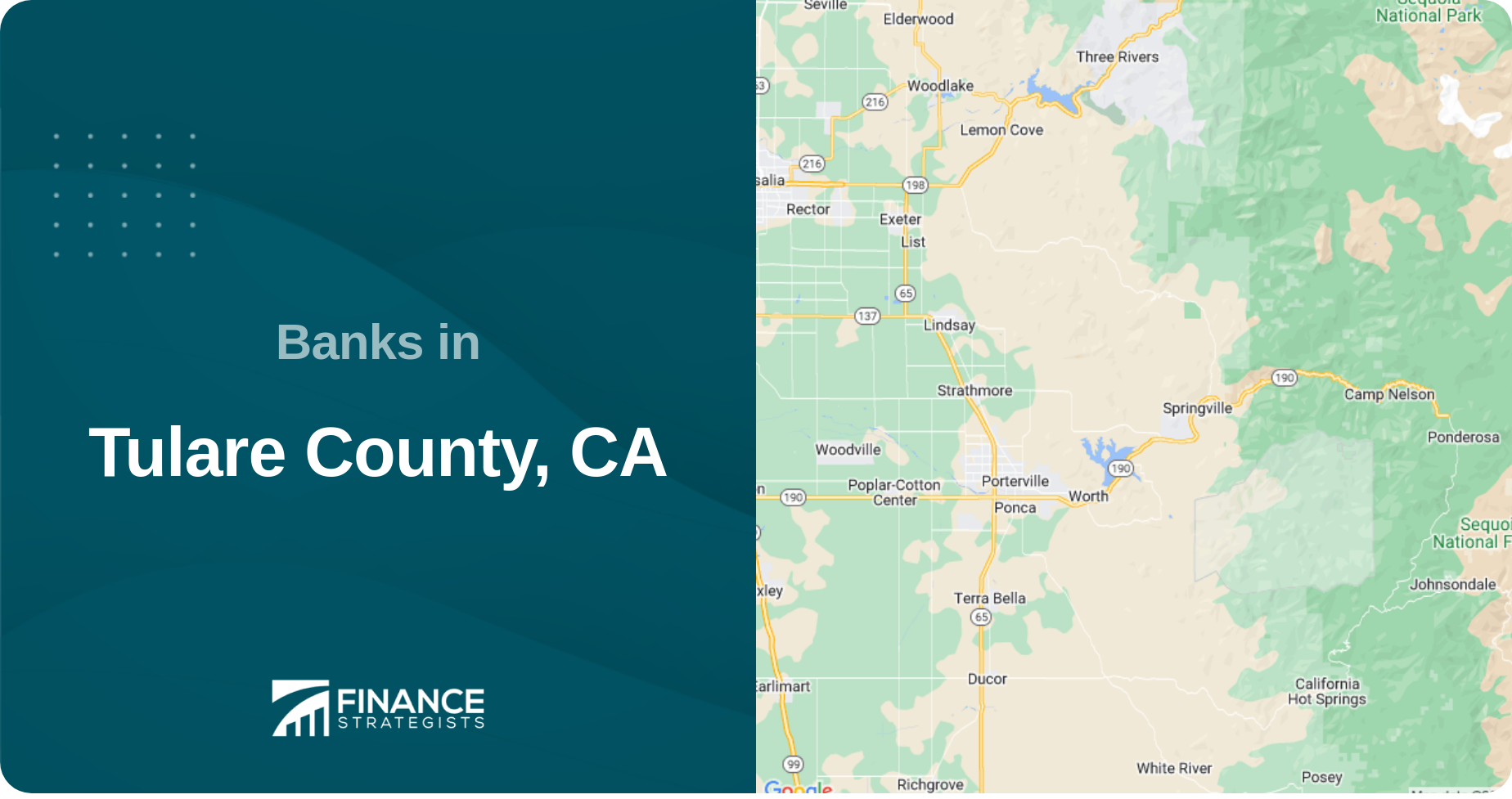 Banks in Tulare County, CA