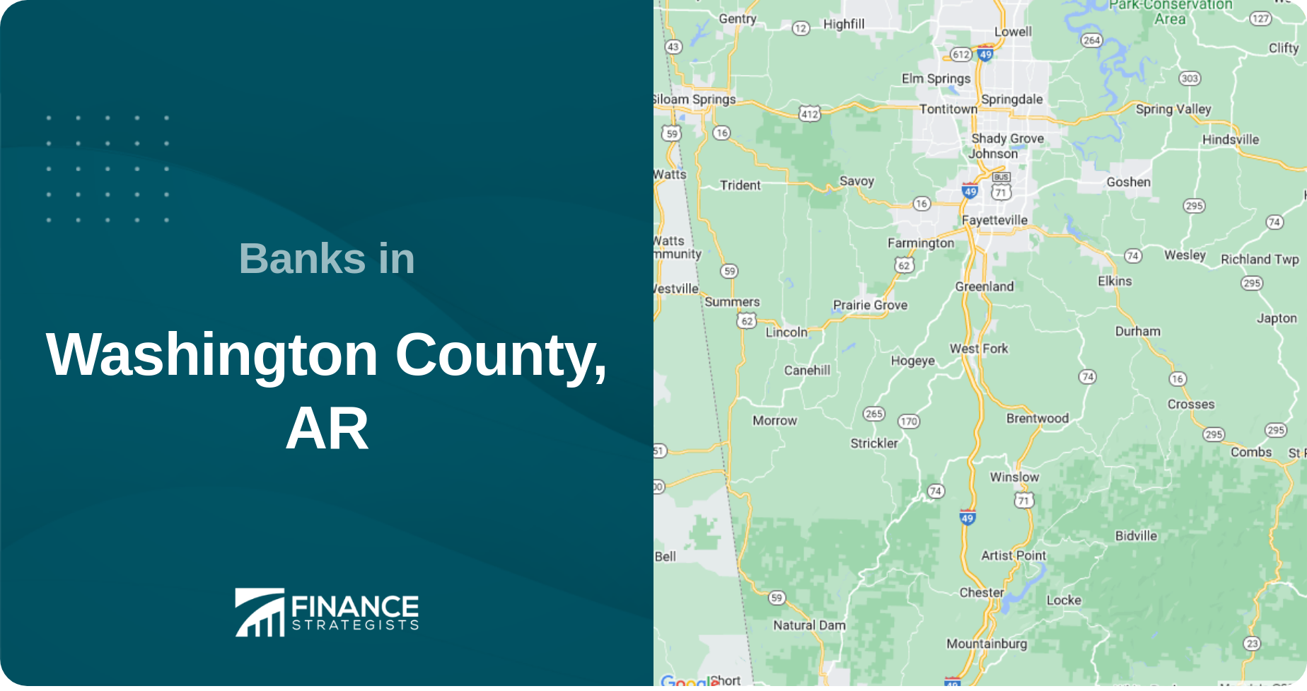 Banks in Washington County, AR