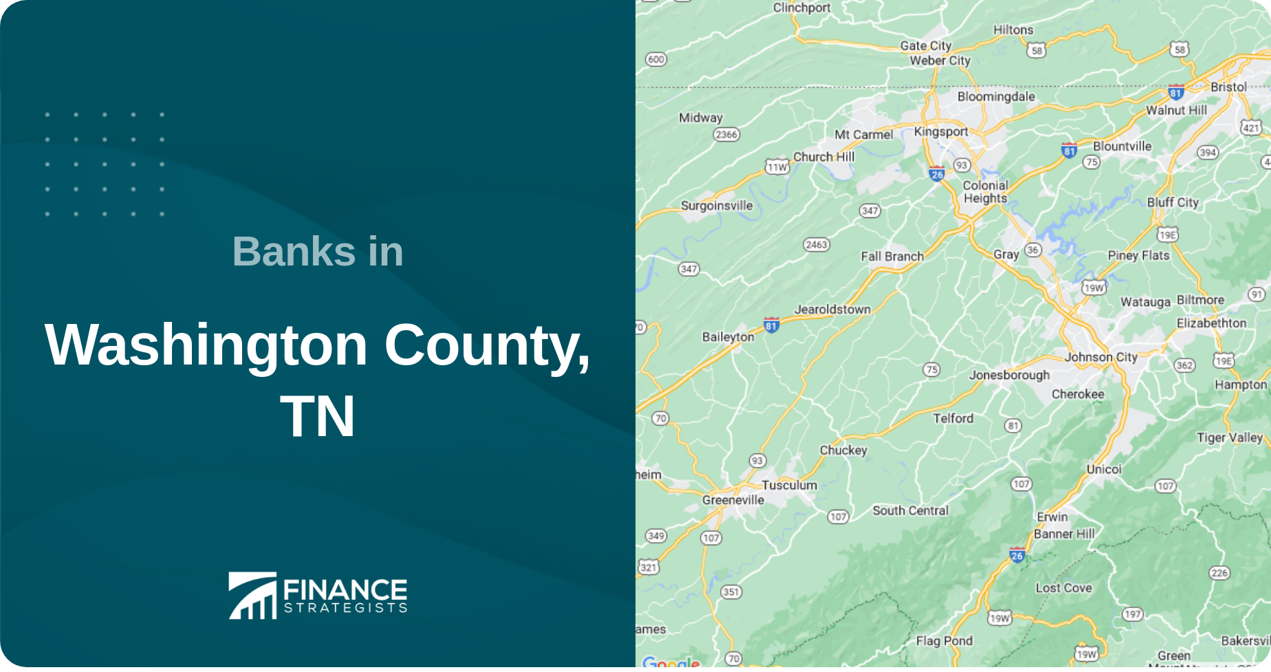 Banks in Washington County, TN
