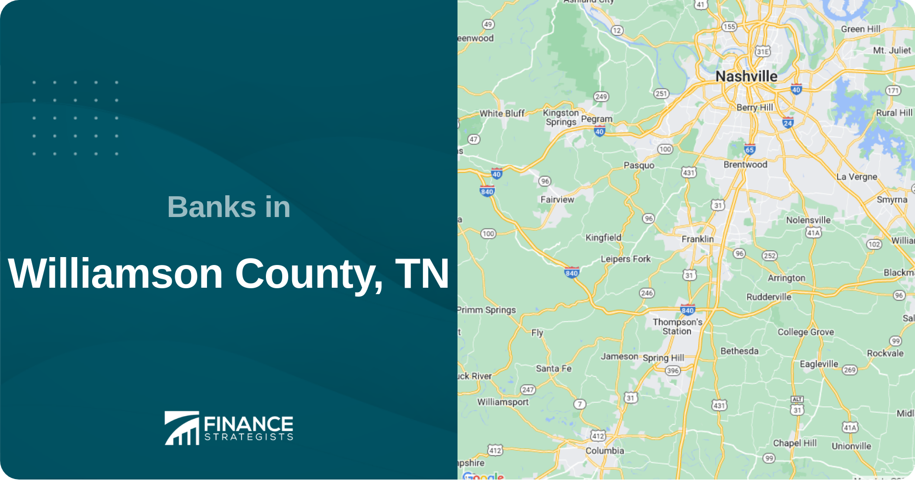 Banks in Williamson County, TN