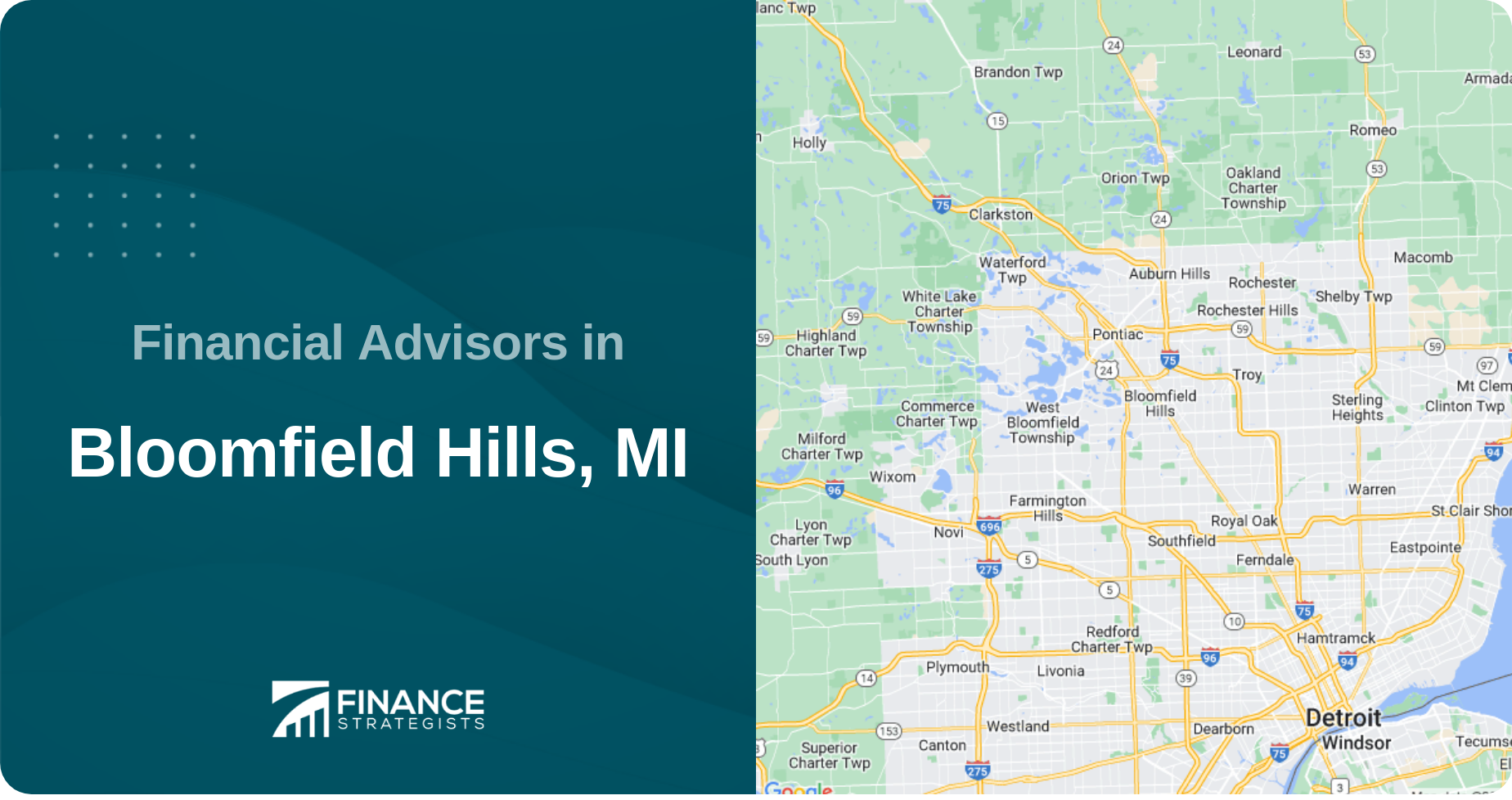 Financial Advisors in Bloomfield Hills, MI