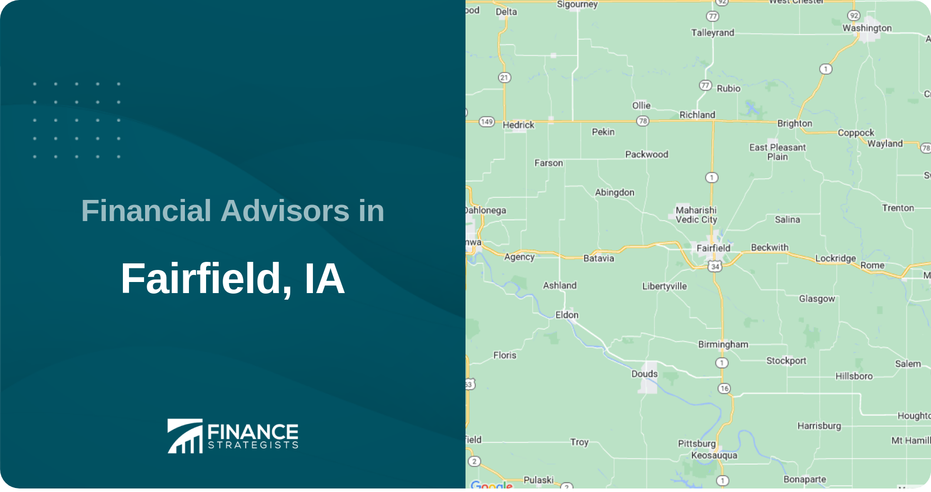 Financial Advisors in Fairfield, IA