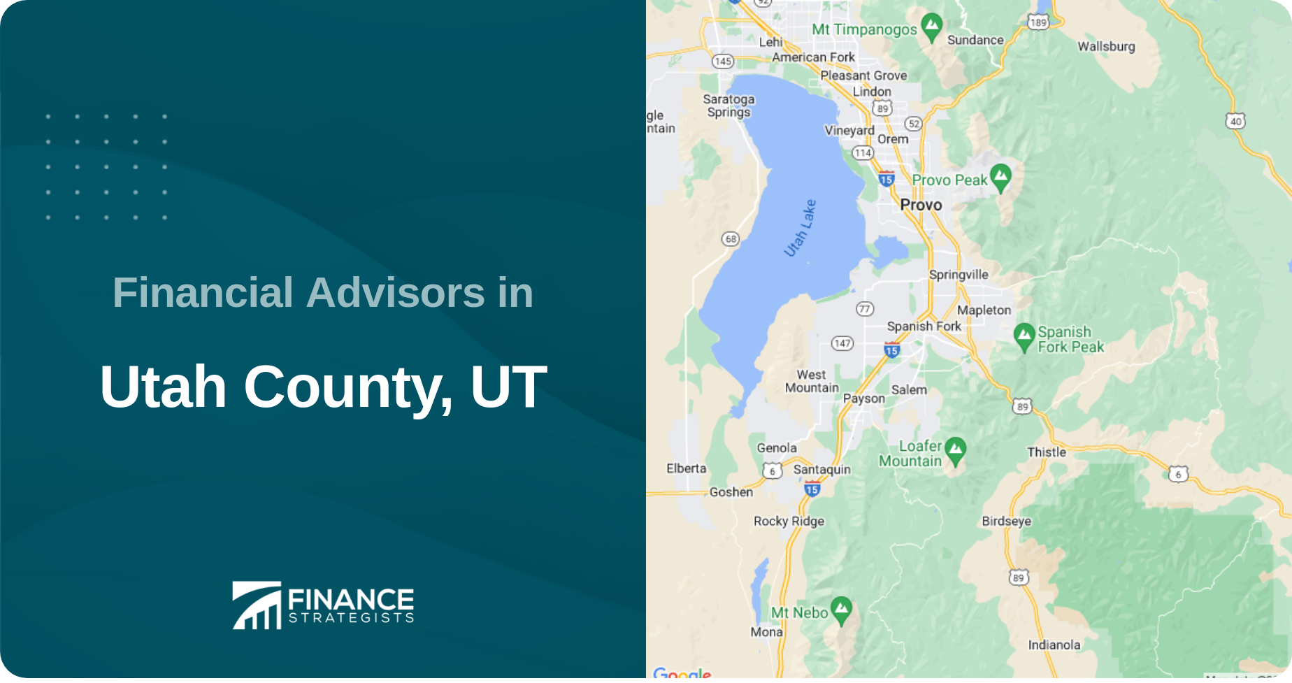 Financial Advisors in Utah County, UT