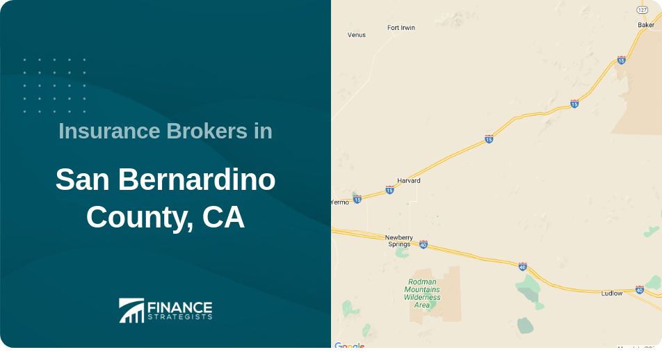 Insurance Brokers in San Bernardino County, CA