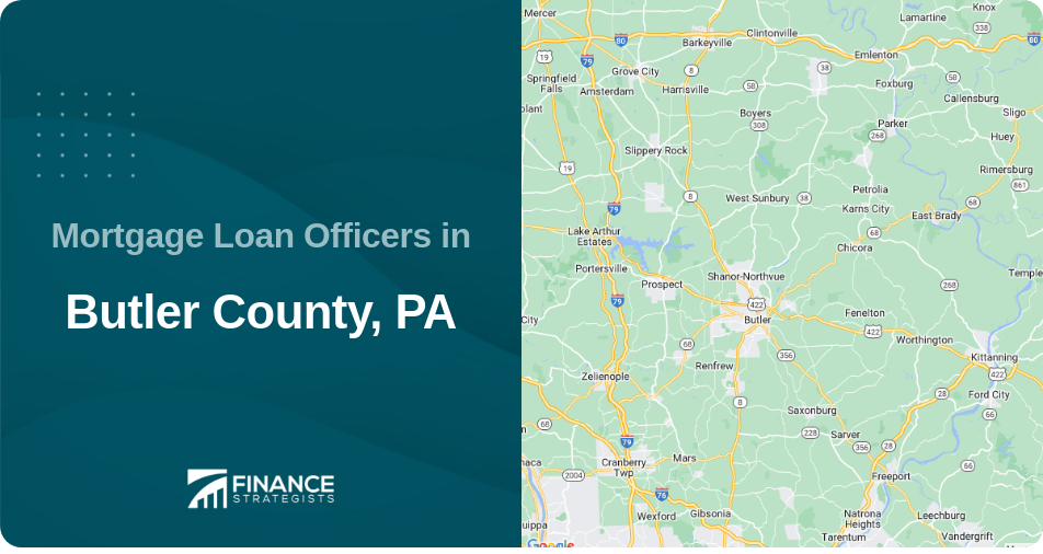 Mortgage Loan Officers in Butler County, PA