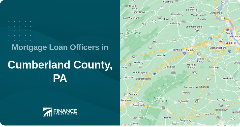 Mortgage Loan Officers in Cumberland County, PA