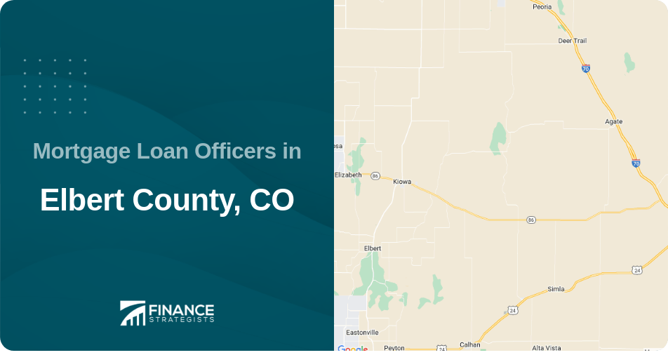 Mortgage Loan Officers in Elbert County, CO