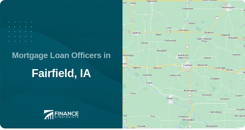 Mortgage Loan Officers in Fairfield, IA
