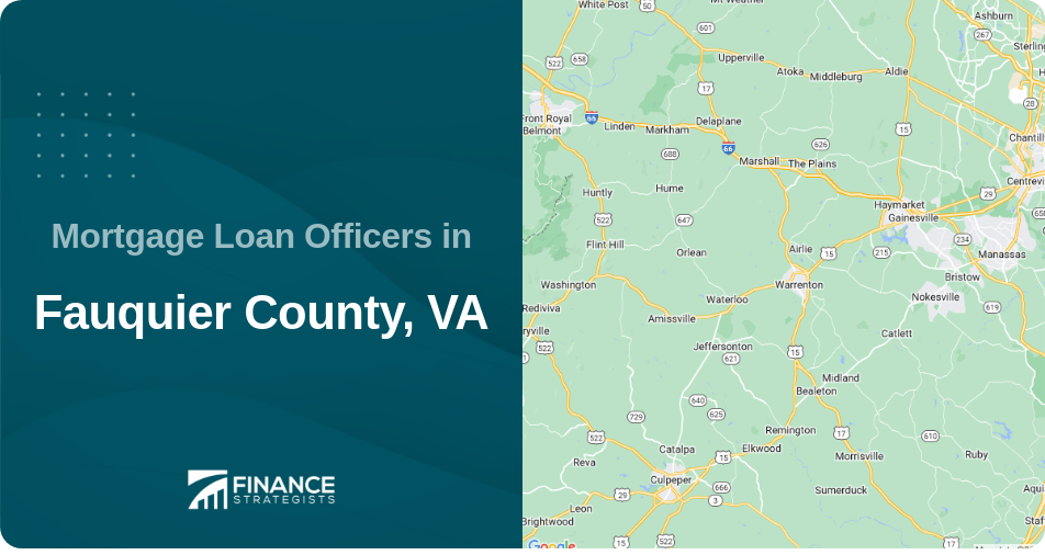 Mortgage Loan Officers in Fauquier County, VA
