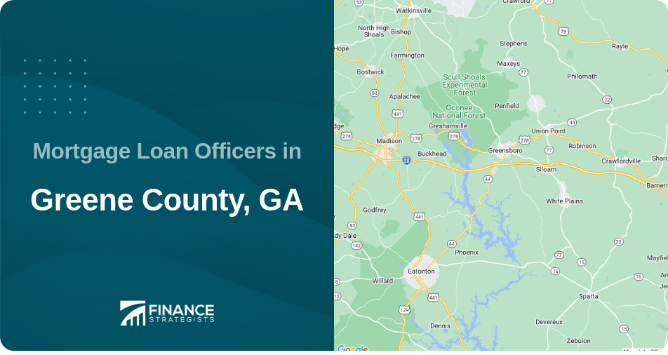 Mortgage Loan Officers in Greene County, GA