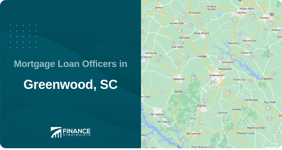 Mortgage Loan Officers in Greenwood, SC