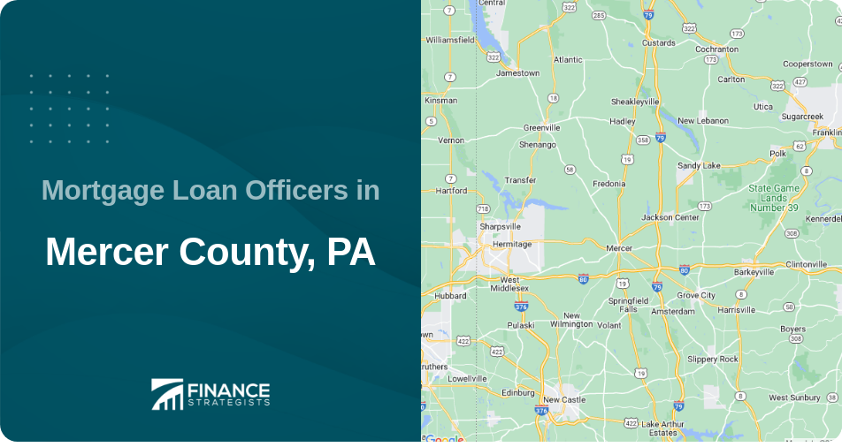 Mortgage Loan Officers in Mercer County, PA