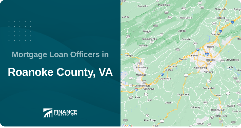 Mortgage Loan Officers in Roanoke County, VA