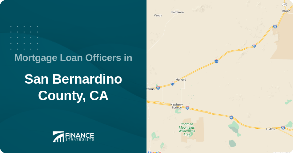 Mortgage Loan Officers in San Bernardino County, CA