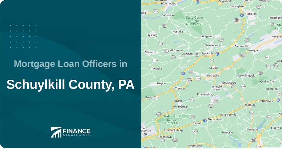 Mortgage Loan Officers in Schuylkill County, PA