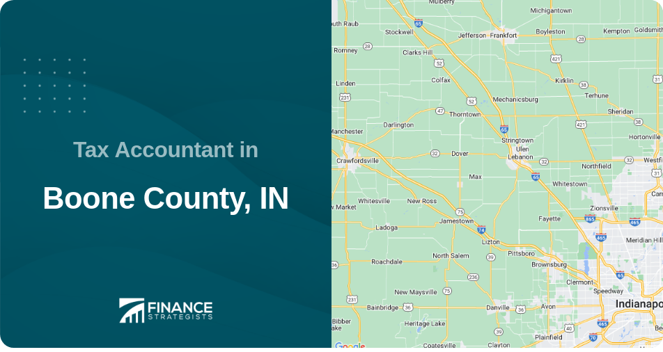 Tax Accountant in Boone County, IN
