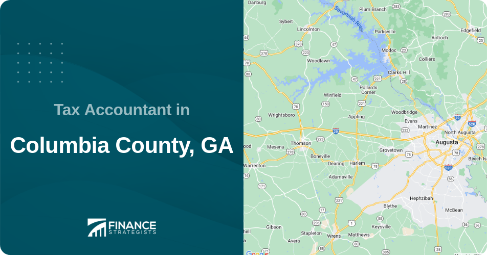 Tax Accountant in Columbia County, GA