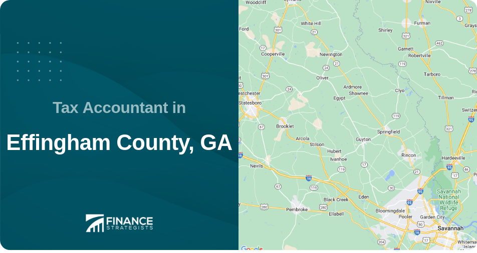 Tax Accountant in Effingham County, GA