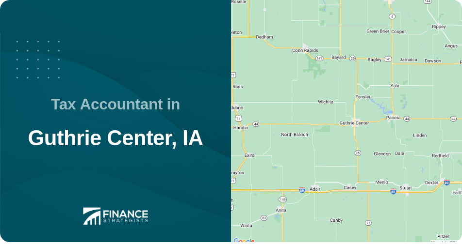 Tax Accountant in Guthrie Center, IA
