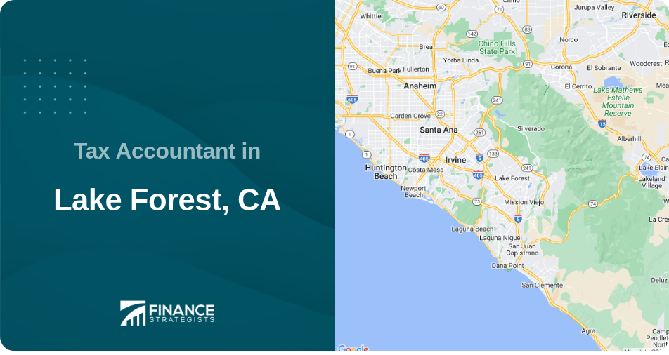 Tax Accountant in Lake Forest, CA