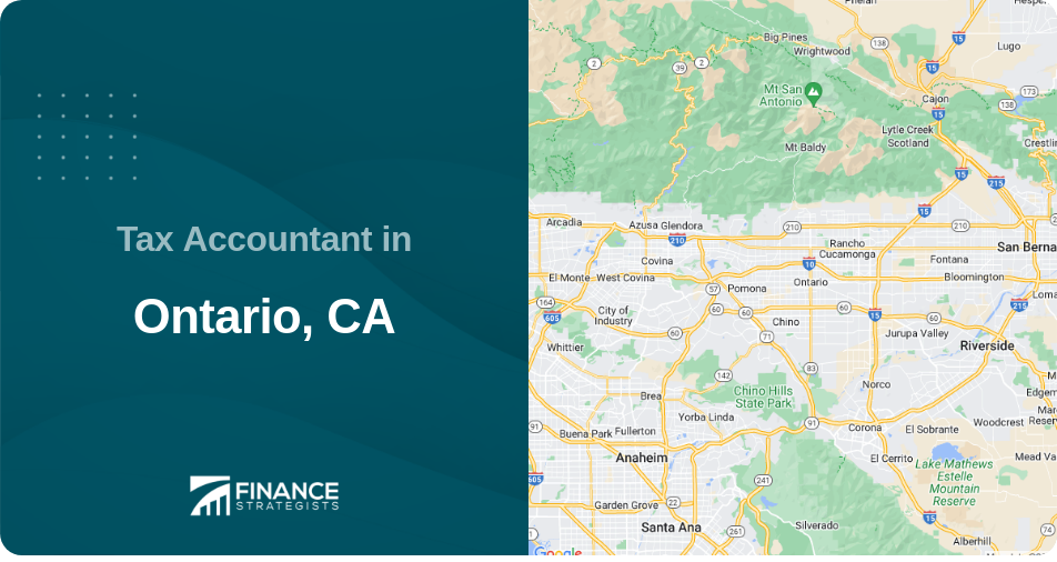 Tax Accountant in Ontario, CA
