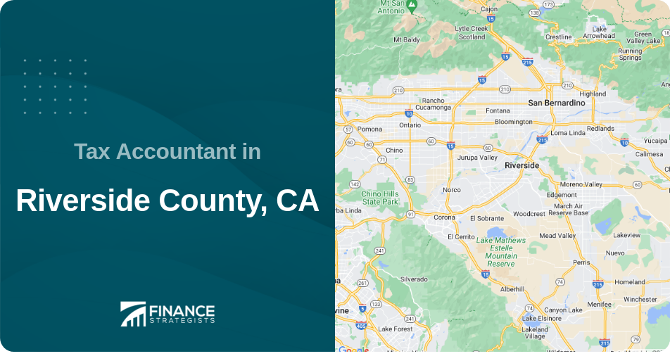 Tax Accountant in Riverside County, CA