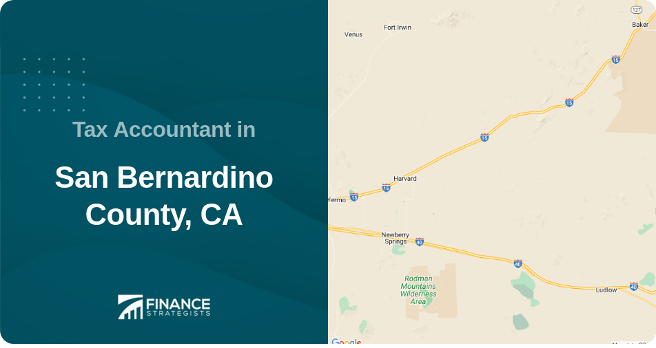 Tax Accountant in San Bernardino County, CA