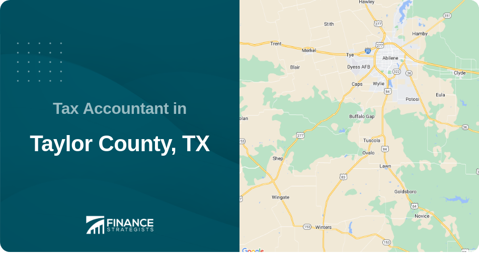 Tax Accountant in Taylor County, TX