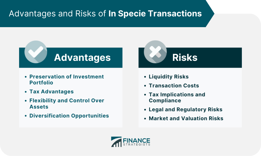 Advantages and Risks of In Specie Transactions