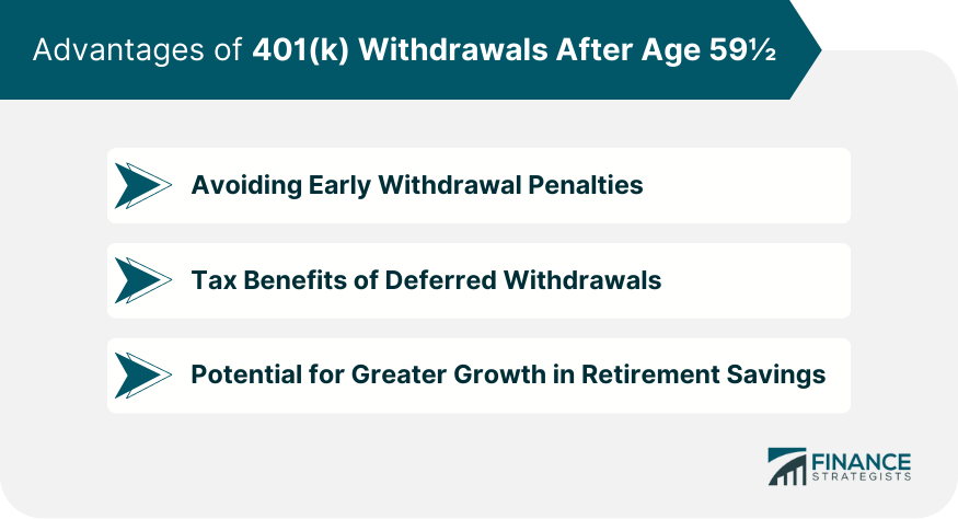 Advantages of 401(k) Withdrawals After Age 59½