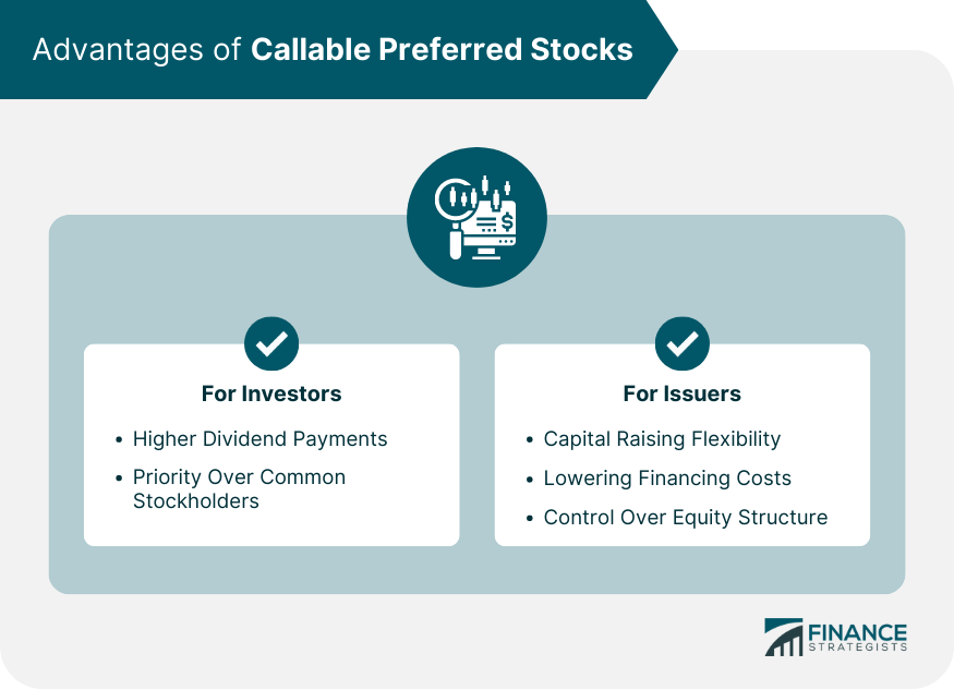 Advantages of Callable Preferred Stocks