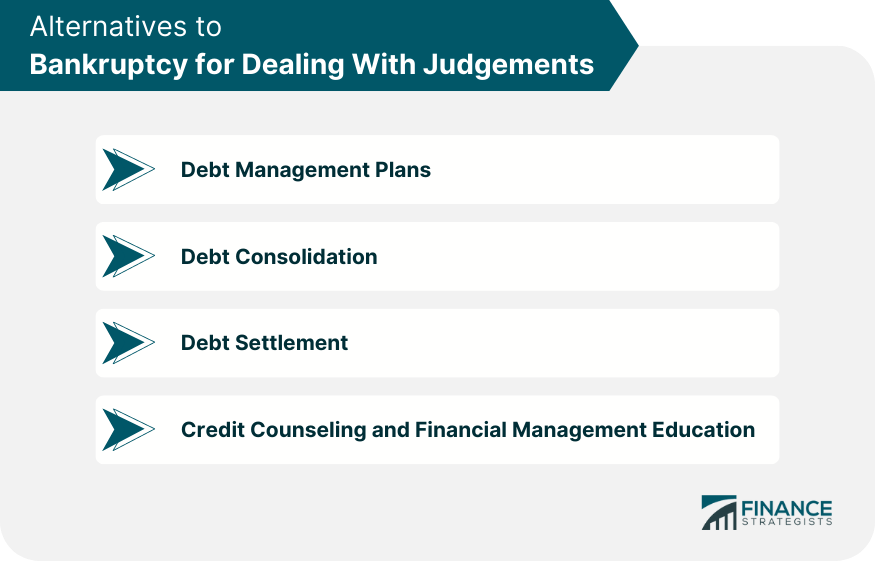 Alternatives to Bankruptcy for Dealing With Judgements