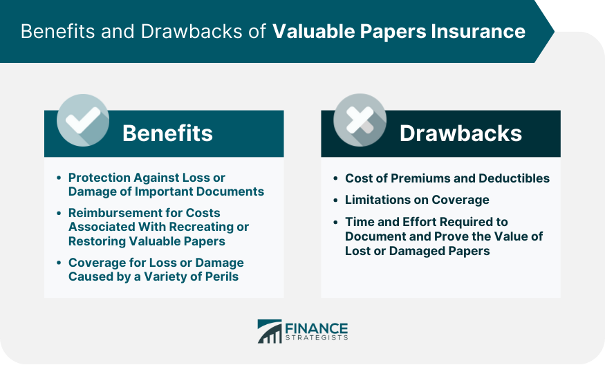 Benefits and Drawbacks of Valuable Papers Insurance