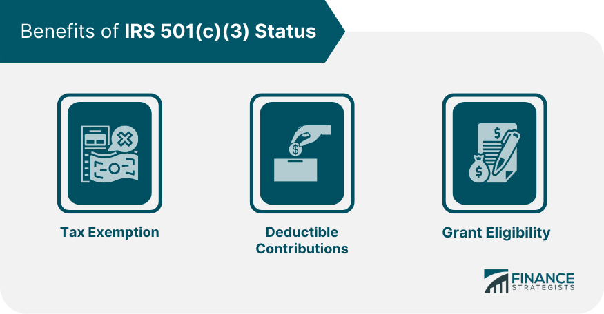 Benefits of IRS 501(c)(3) Status