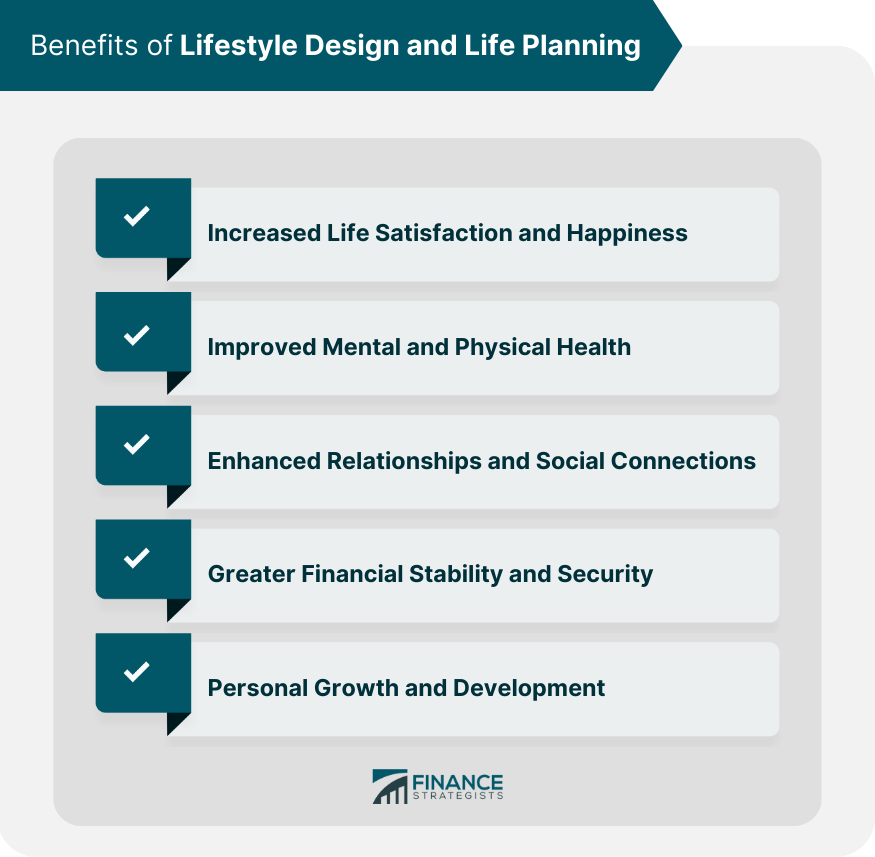 Benefits of Lifestyle Design and Life Planning